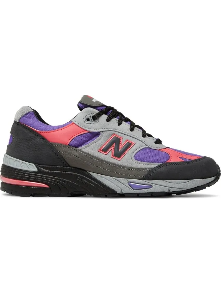 Кроссовки Palace x 991 Made in England 'Black Ultra Violet' — изображение 1 из 4, фиолетовый