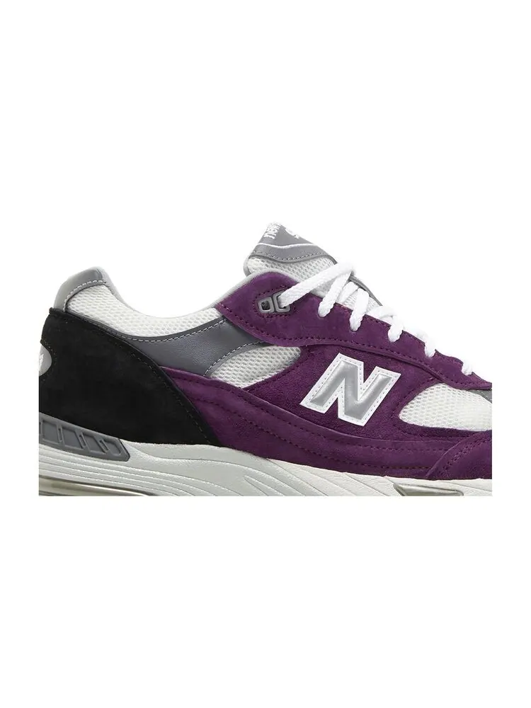 Кроссовки New Balance 991 Made in England Grape Juice — изображение 2 из 6, красный