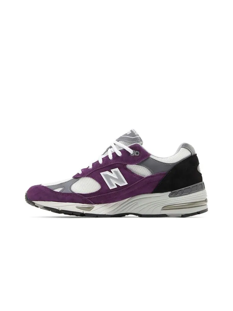 Кроссовки New Balance 991 Made in England Grape Juice — изображение 3 из 6, красный