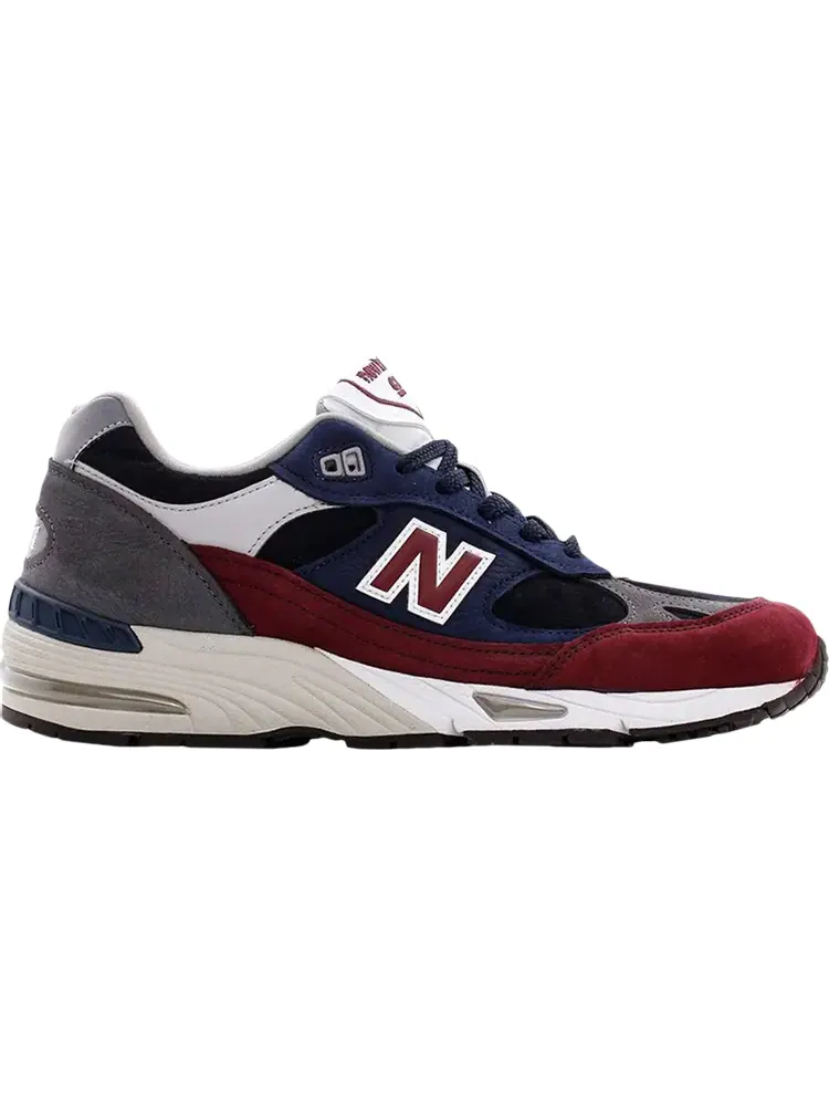 Кроссовки New Balance 991 Made in England 'Navy Burgundy' — изображение 1 из 1, красный