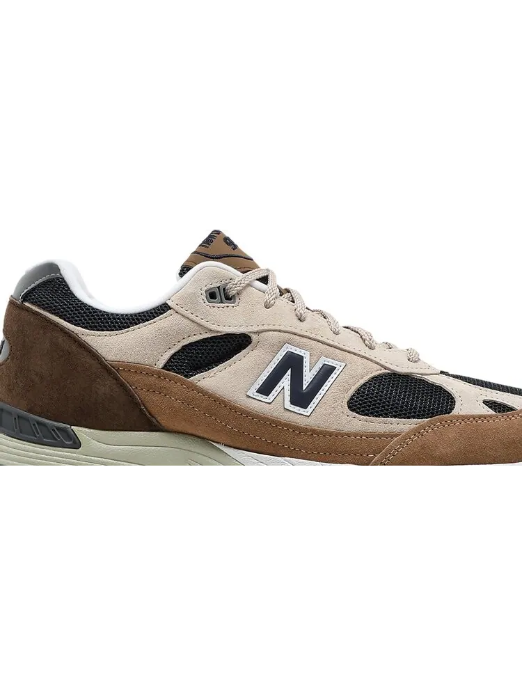 Кроссовки New Balance 991 Made in England 'Cappuccino' — изображение 2 из 8, коричневый