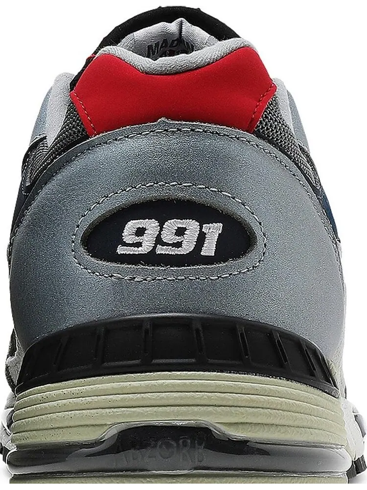 Кроссовки New Balance 991 Made in England 'Silver' — изображение 7 из 8, серебряный