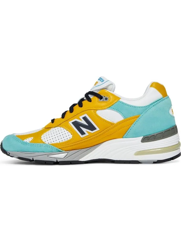 Кроссовки New Balance Sneakersnstuff x 991 Made in England 'Secret Colorway' — изображение 3 из 8, желтый