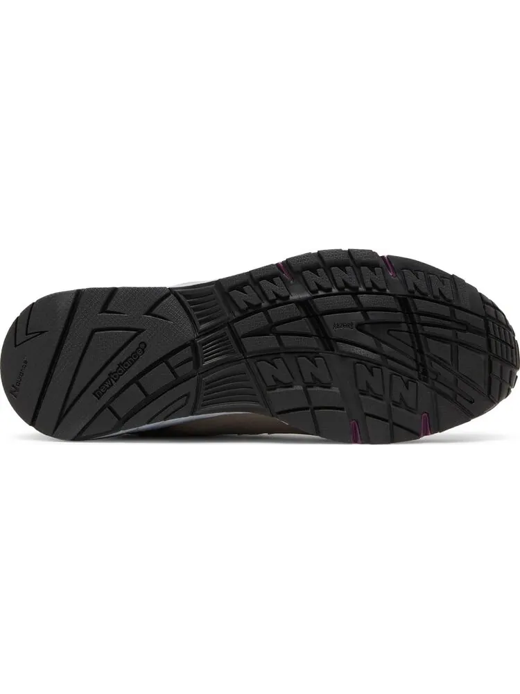 Кроссовки New Balance Stray Rats x 991 Made in England 'Purple Green' — изображение 4 из 8, фиолетовый