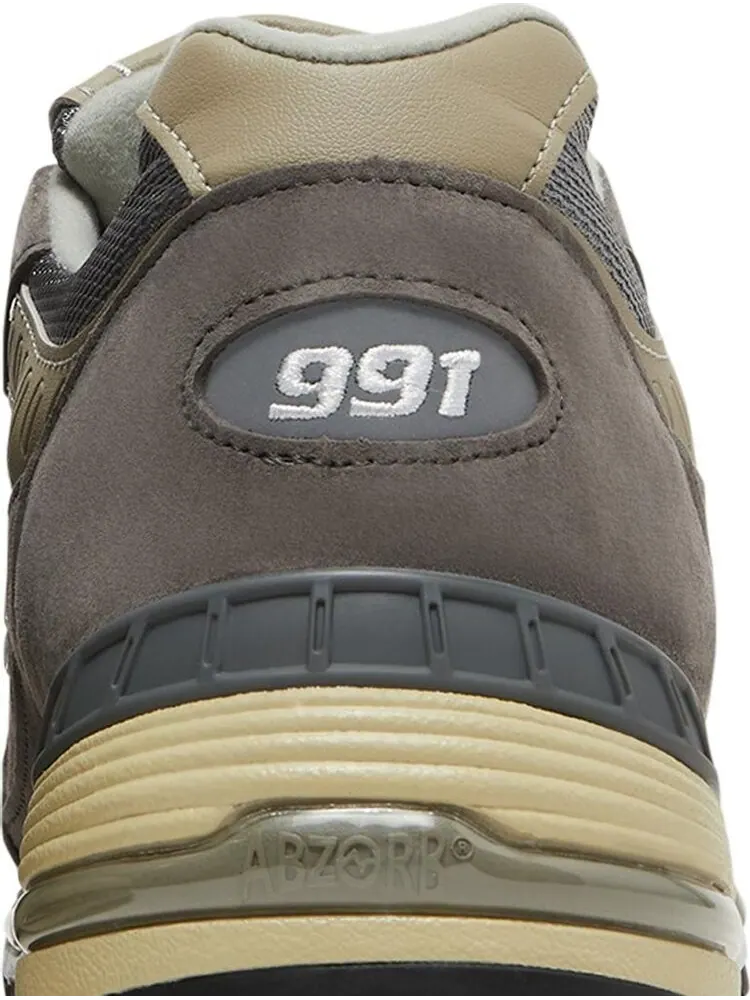 Кроссовки New Balance 991 Made in England '40th Anniversary' — изображение 7 из 8, серый