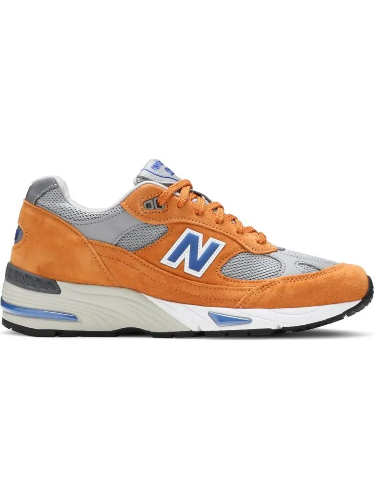 Кроссовки New Balance 991 Made In England 'Yellow Blue' — изображение 1 из 8, желтый