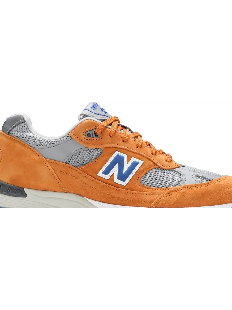 Кроссовки New Balance 991 Made In England 'Yellow Blue' — изображение 2 из 8, желтый