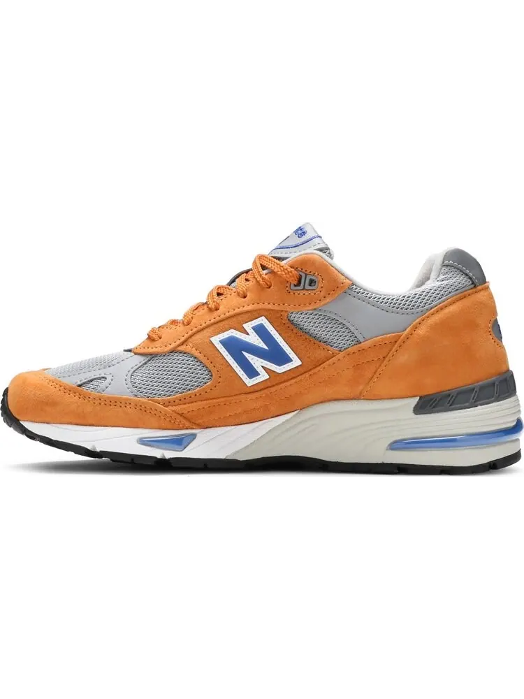 Кроссовки New Balance 991 Made In England 'Yellow Blue' — изображение 3 из 8, желтый