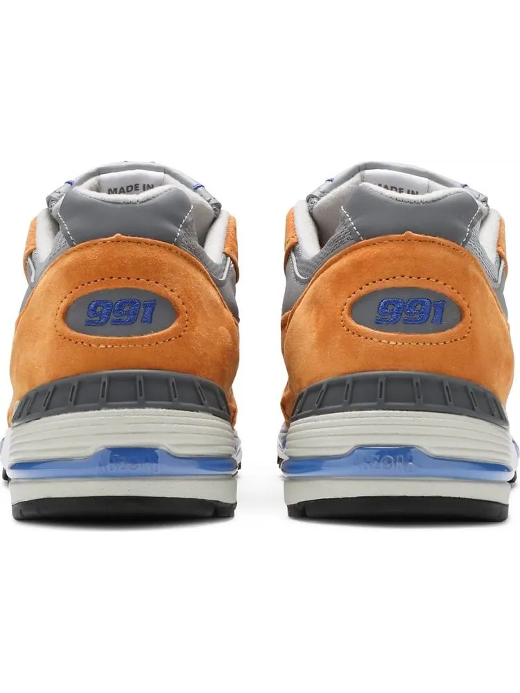 Кроссовки New Balance 991 Made In England 'Yellow Blue' — изображение 6 из 8, желтый