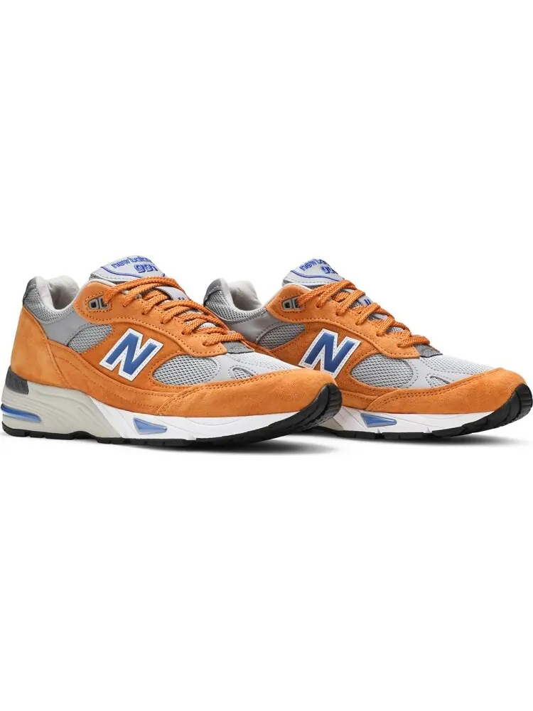 Кроссовки New Balance 991 Made In England 'Yellow Blue' — изображение 8 из 8, желтый