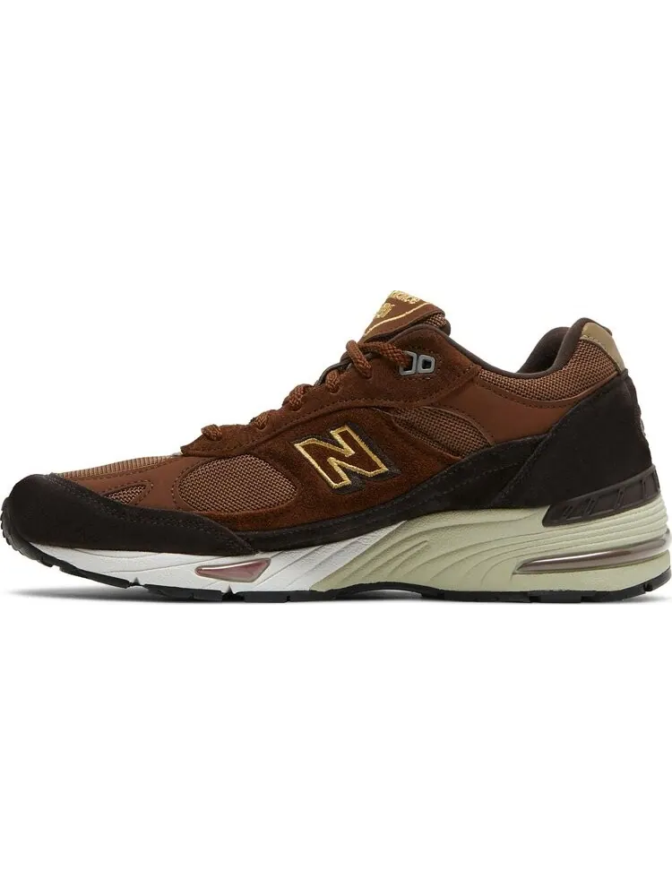 Кроссовки New Balance 991 Made in England 'Chinese New Year - Year Of The Ox' — изображение 3 из 8, коричневый