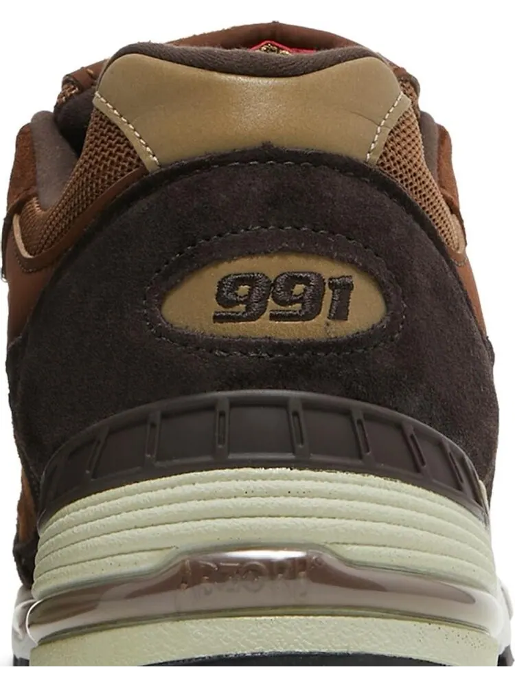 Кроссовки New Balance 991 Made in England 'Chinese New Year - Year Of The Ox' — изображение 7 из 8, коричневый