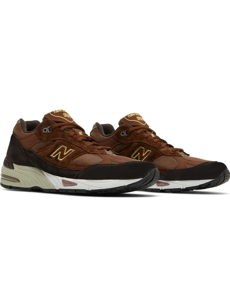 Кроссовки New Balance 991 Made in England 'Chinese New Year - Year Of The Ox' — изображение 8 из 8, коричневый