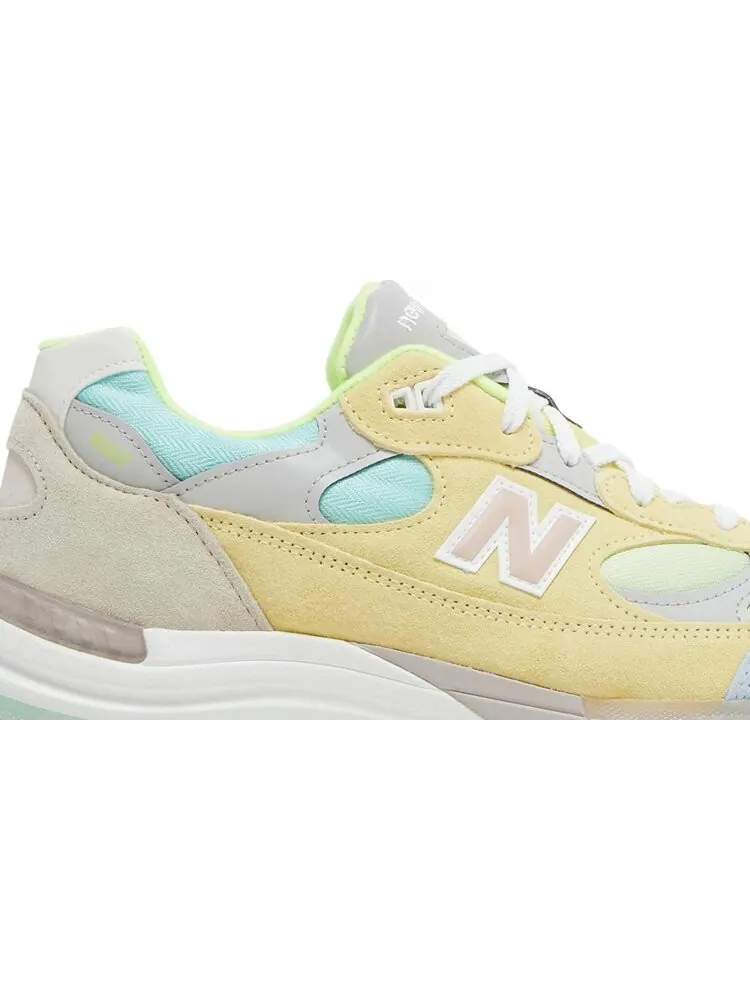 Кроссовки New Balance 992 Made in USA — изображение 2 из 8, кремовый/желтый