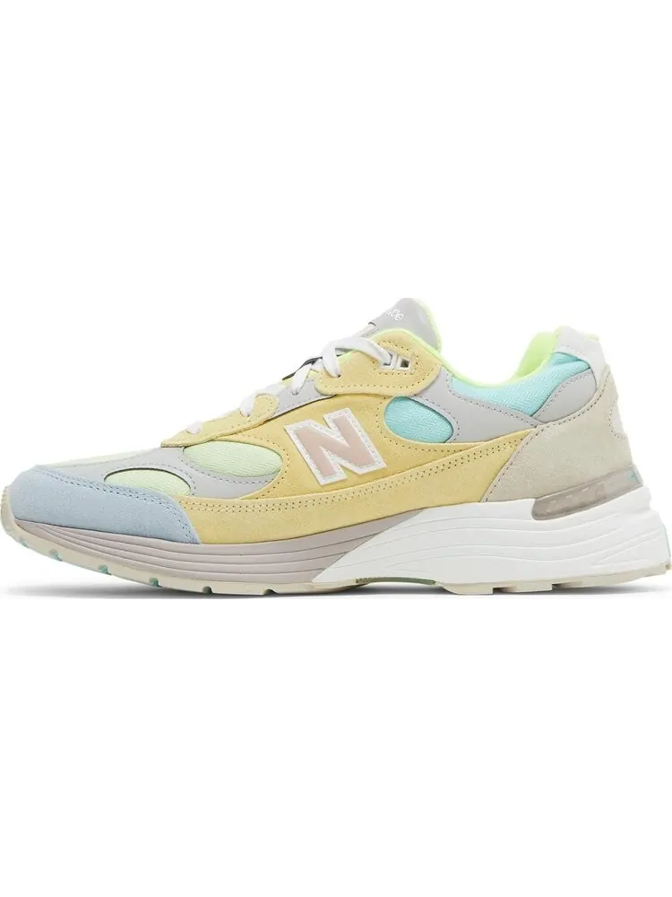 Кроссовки New Balance 992 Made in USA — изображение 3 из 8, кремовый/желтый