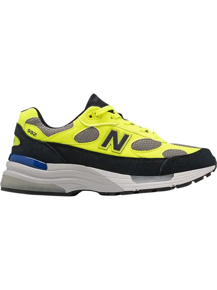 Кроссовки New Balance 992 Made in USA 'Neon Yellow Navy' — изображение 1 из 1, желтый