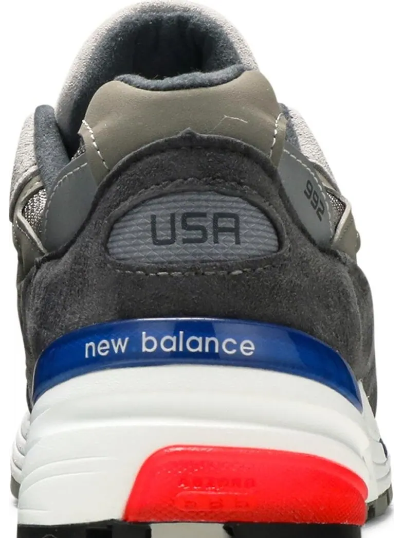 Кроссовки New Balance 992 Made in USA 'Grey' — изображение 7 из 8, серый