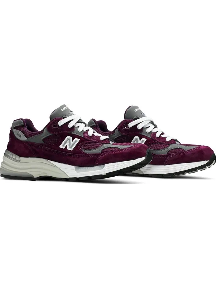 Кроссовки New Balance 992 Made in USA 'Maroon' — изображение 8 из 8, красный