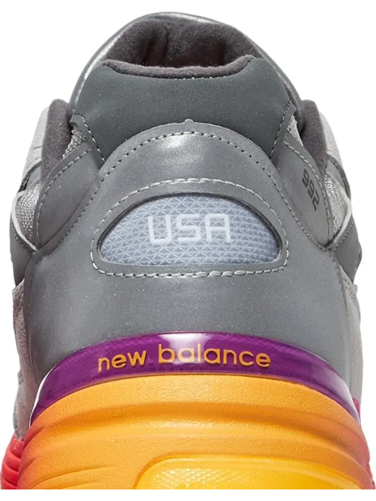 Кроссовки New Balance 992 Made in USA 'Grey Multi' — изображение 7 из 8, серый