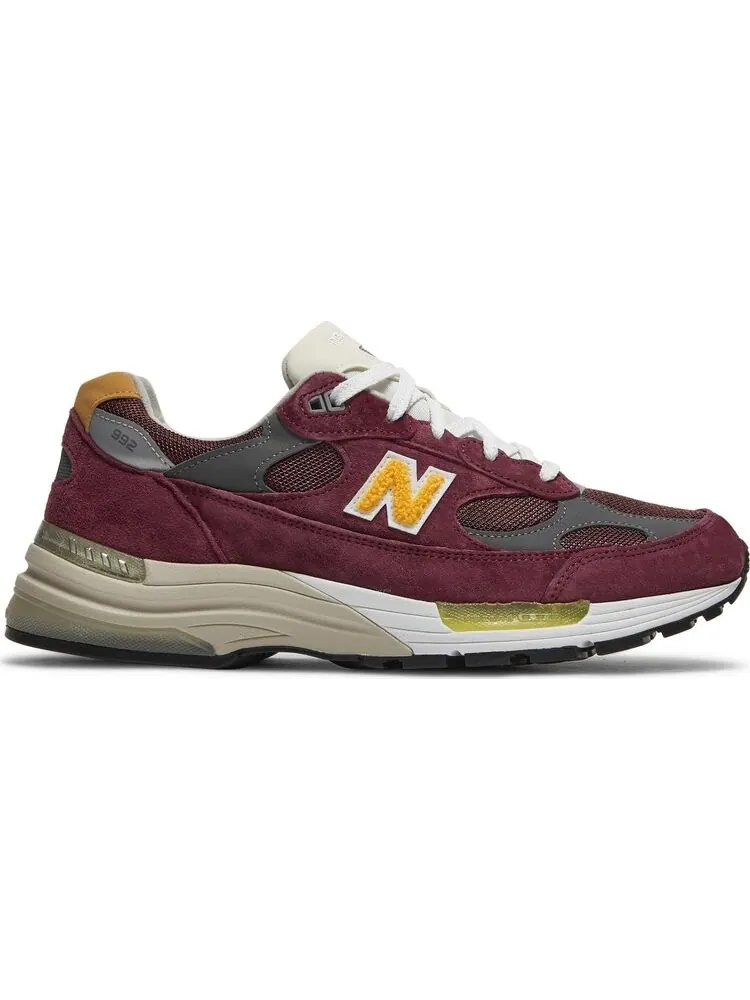 Кроссовки New Balance 992 Made in USA 'Burgundy' — изображение 1 из 8, красный
