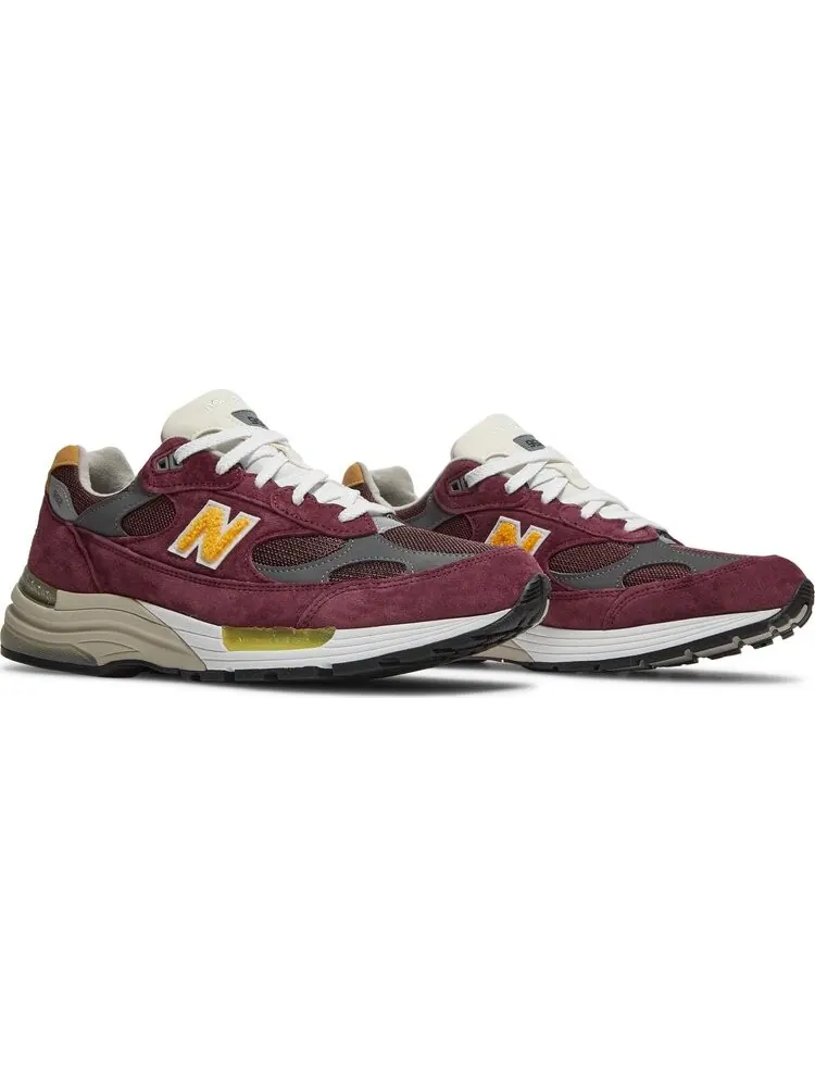Кроссовки New Balance 992 Made in USA 'Burgundy' — изображение 8 из 8, красный