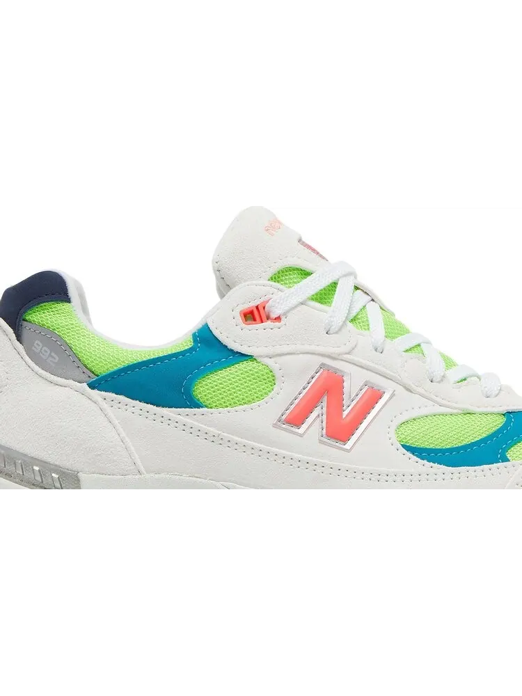 Кроссовки New Balance 992 Made in USA 'White Neon' — изображение 2 из 8, белый