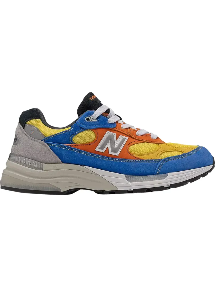 Кроссовки New Balance Darius Bazley x 992 Made in USA 'Gap Year' — изображение 1 из 1, синий
