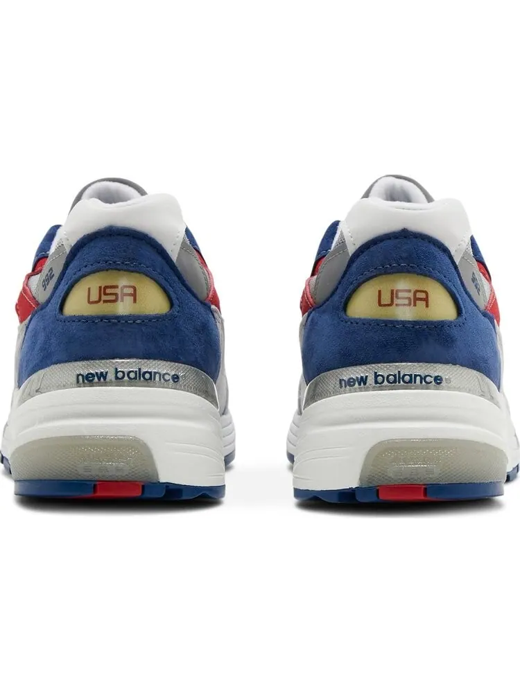 Кроссовки New Balance DTLR x 992 Made in USA 'Varsity' — изображение 6 из 8, серый