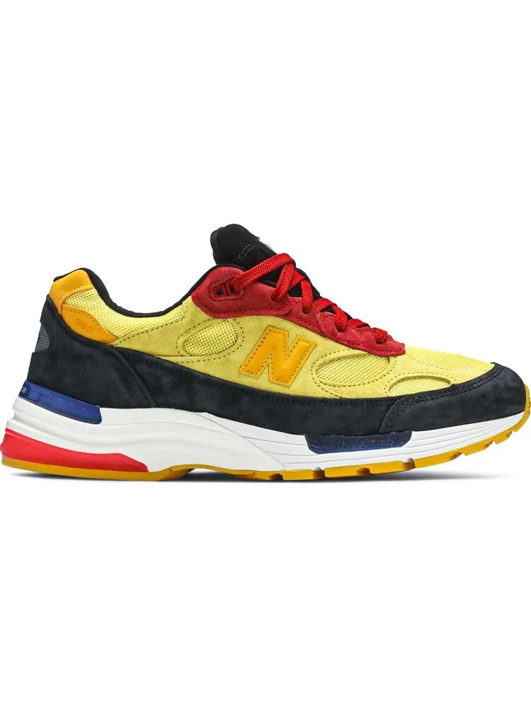 Кроссовки New Balance 992 Made in USA 'Atomic Yellow Red' — изображение 1 из 8, желтый