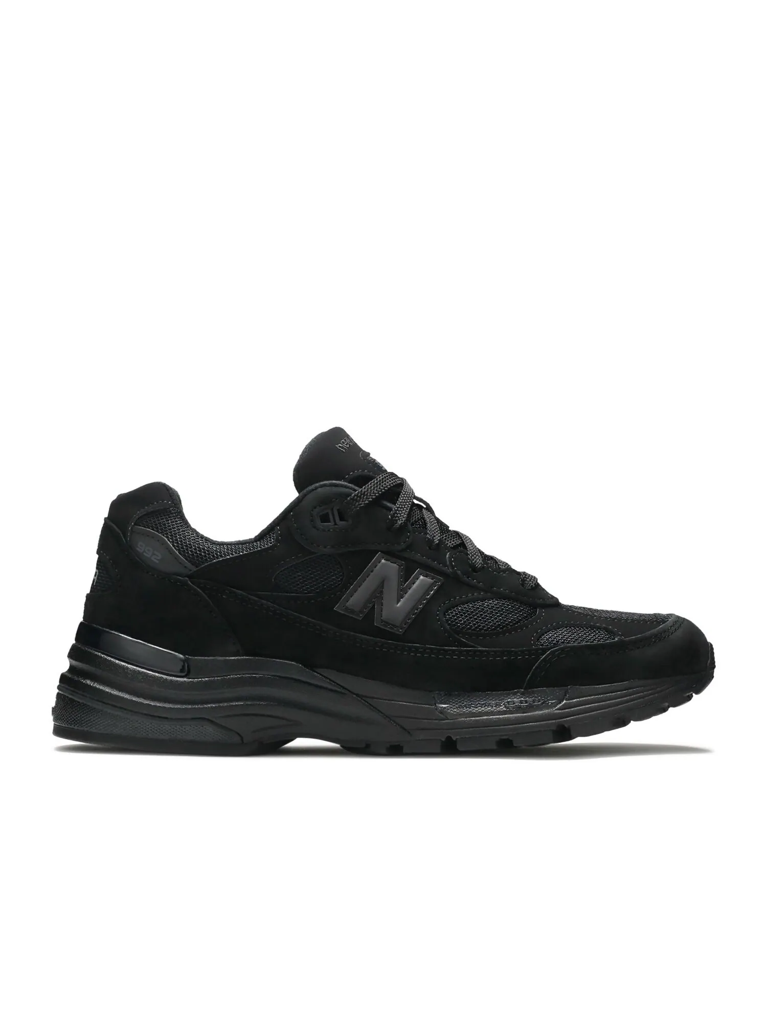Кроссовки New Balance 992 Made In Usa 'Triple Black' — изображение 1 из 1, черный