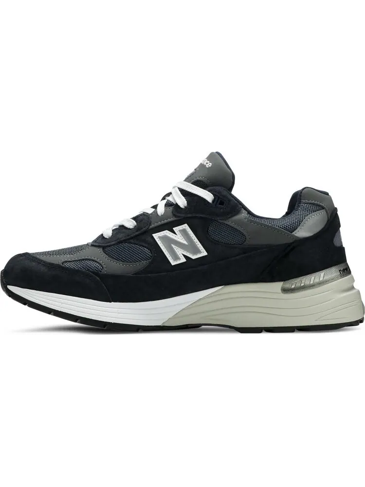 Кроссовки New Balance 992 Made in USA 'Navy Grey' — изображение 3 из 8, синий