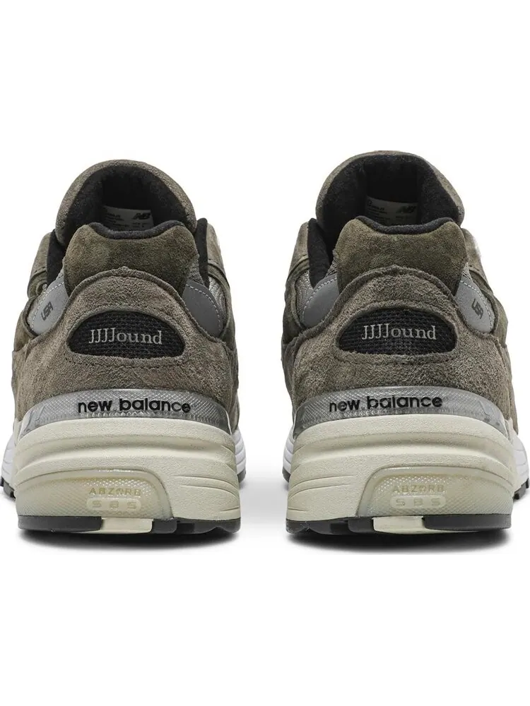 Кроссовки New Balance JJJJound x 992 Made in USA 'Grey' — изображение 6 из 8, серый