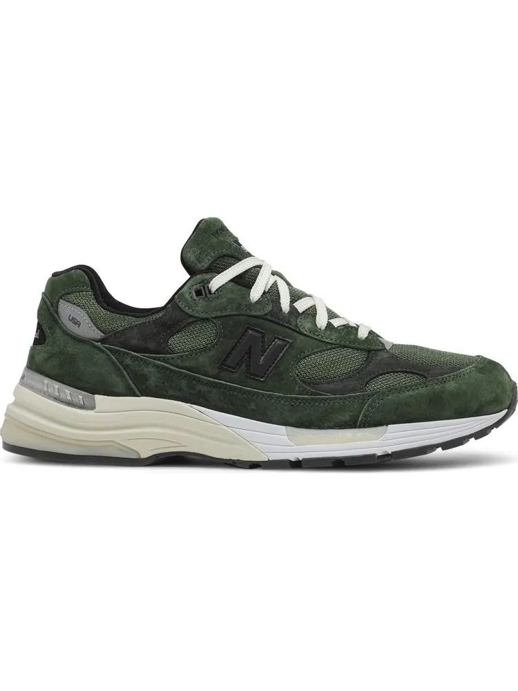 Кроссовки New Balance JJJJound x 992 Made in USA 'Mossy Green' — изображение 1 из 8, зеленый