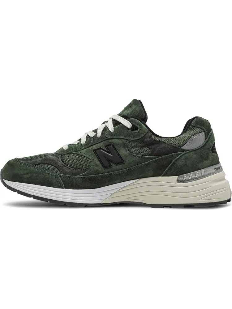 Кроссовки New Balance JJJJound x 992 Made in USA 'Mossy Green' — изображение 3 из 8, зеленый