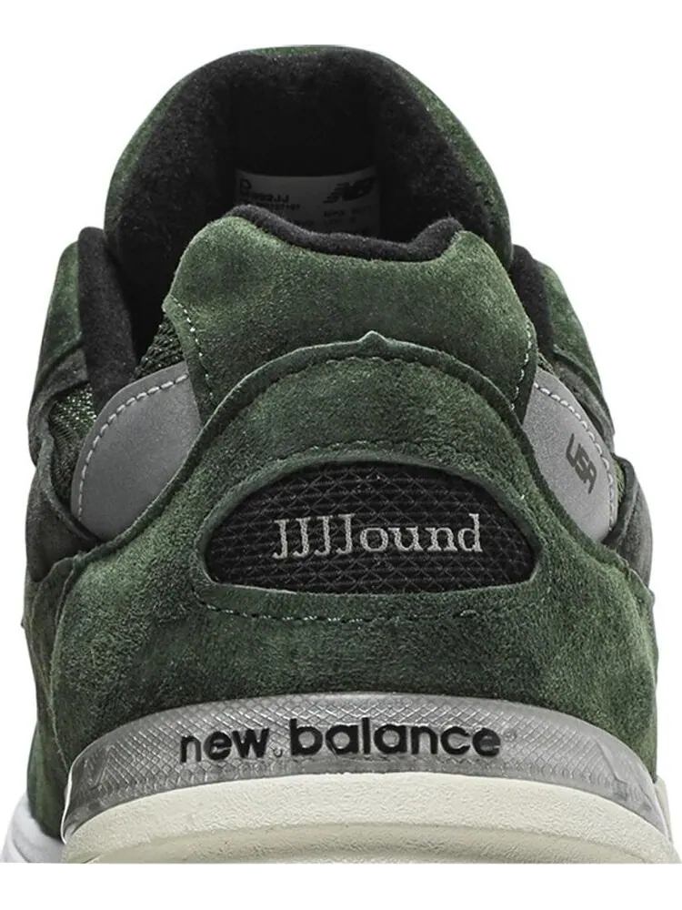 Кроссовки New Balance JJJJound x 992 Made in USA 'Mossy Green' — изображение 7 из 8, зеленый