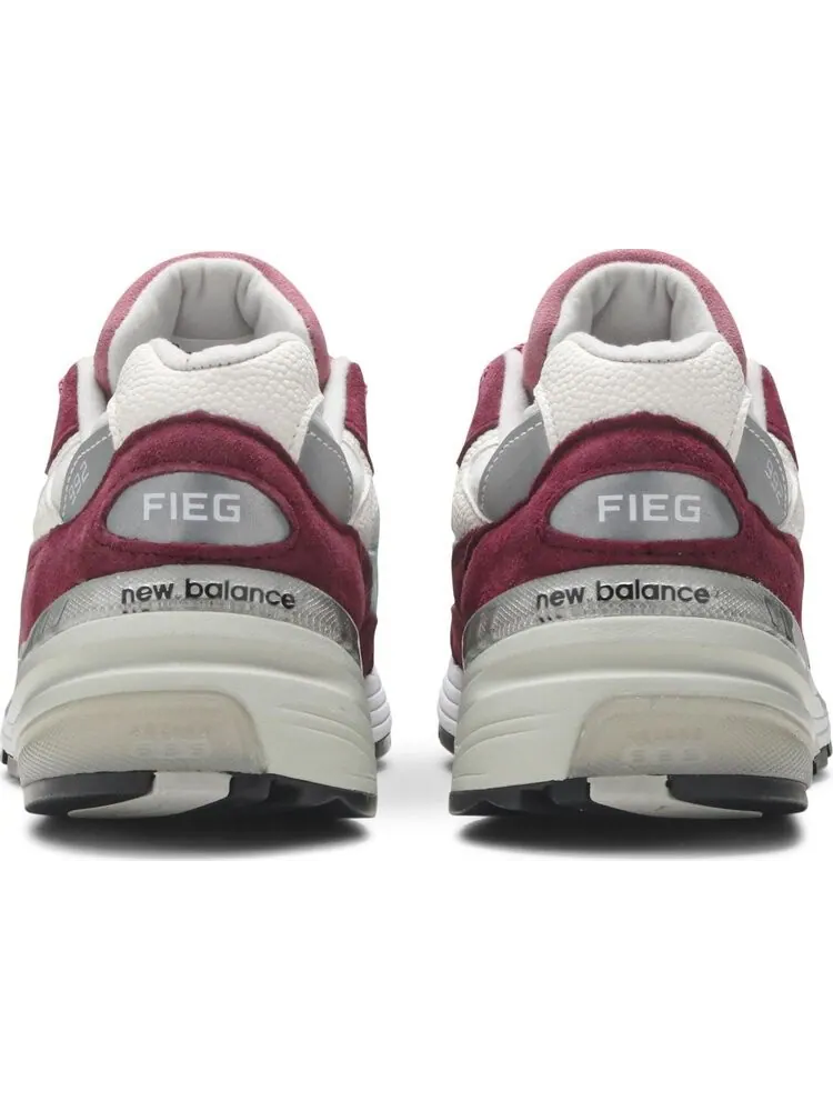 Кроссовки New Balance Kith x 992 Made in USA 'Kithmas Collection - Burgundy Reef' — изображение 6 из 8, красный