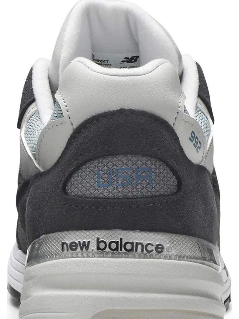 Кроссовки New Balance Kith x 992 Made in USA 'Steel Blue' — изображение 7 из 8, серый