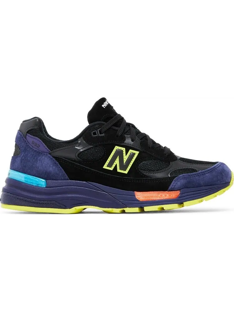 Кроссовки New Balance 992 Made in USA 'Black Purple' — изображение 1 из 8, черный