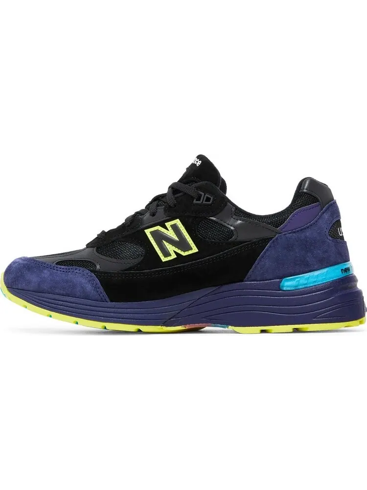 Кроссовки New Balance 992 Made in USA 'Black Purple' — изображение 3 из 8, черный