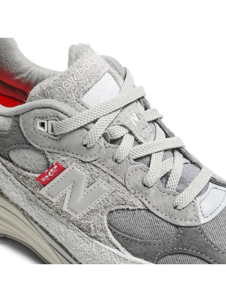 Кроссовки New Balance Levi’s x 992 Made in USA 'Grey Denim' — изображение 9 из 10, серый