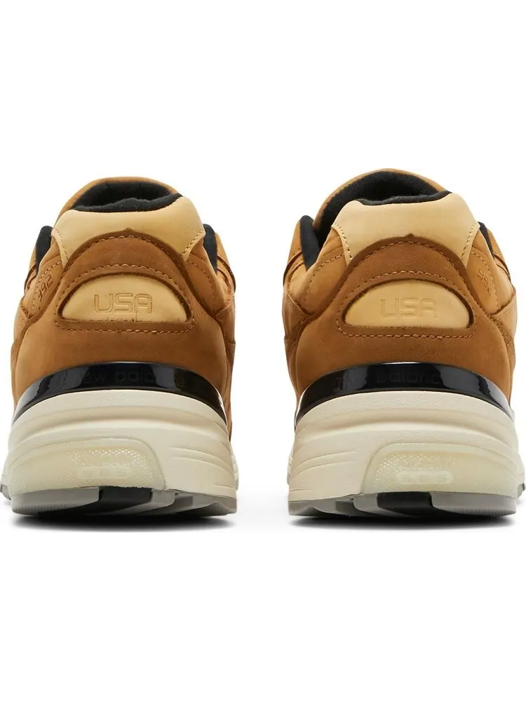 Кроссовки New Balance 992 Made in USA 'Wheat' — изображение 6 из 8, коричневый