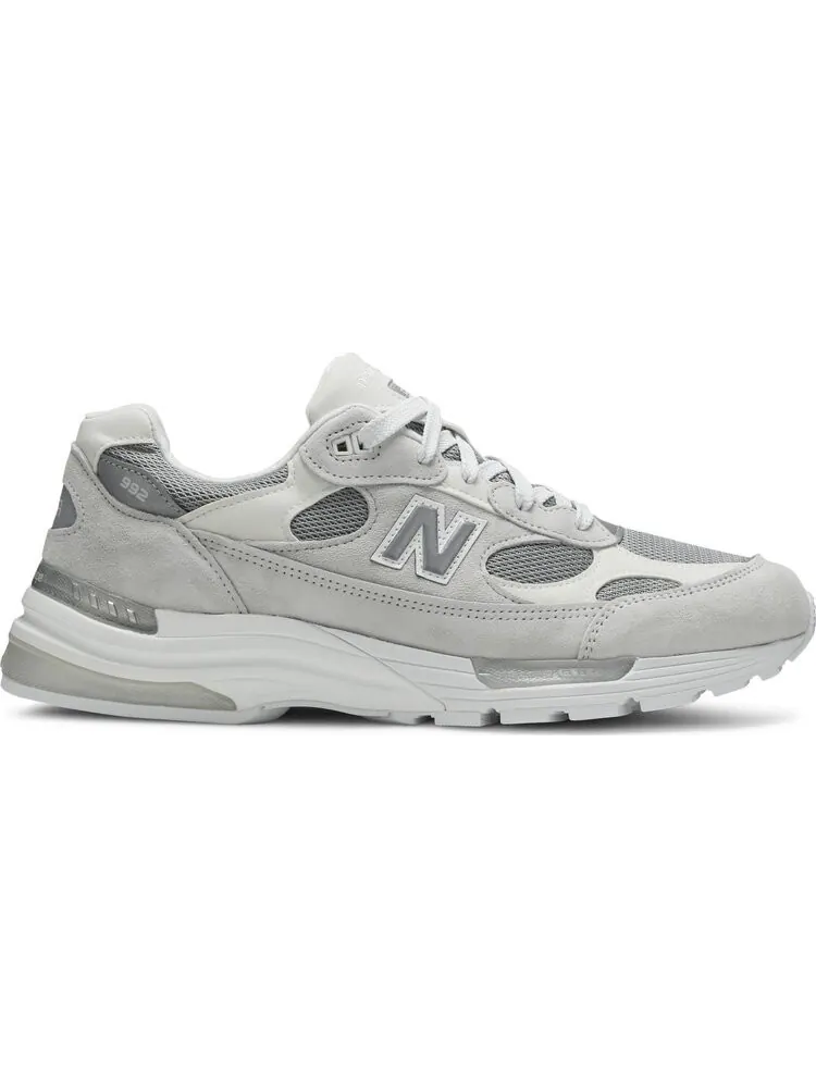 Кроссовки New Balance 992 Made in USA 'White Silver' — изображение 1 из 8, серый