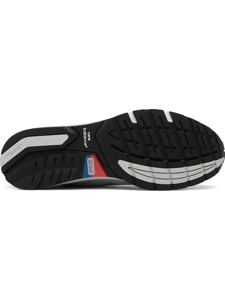 Кроссовки New Balance Amoeba Music x Nice Kicks x 992 Made in USA 'Peace Through Music - Grey' — изображение 4 из 8, желтый