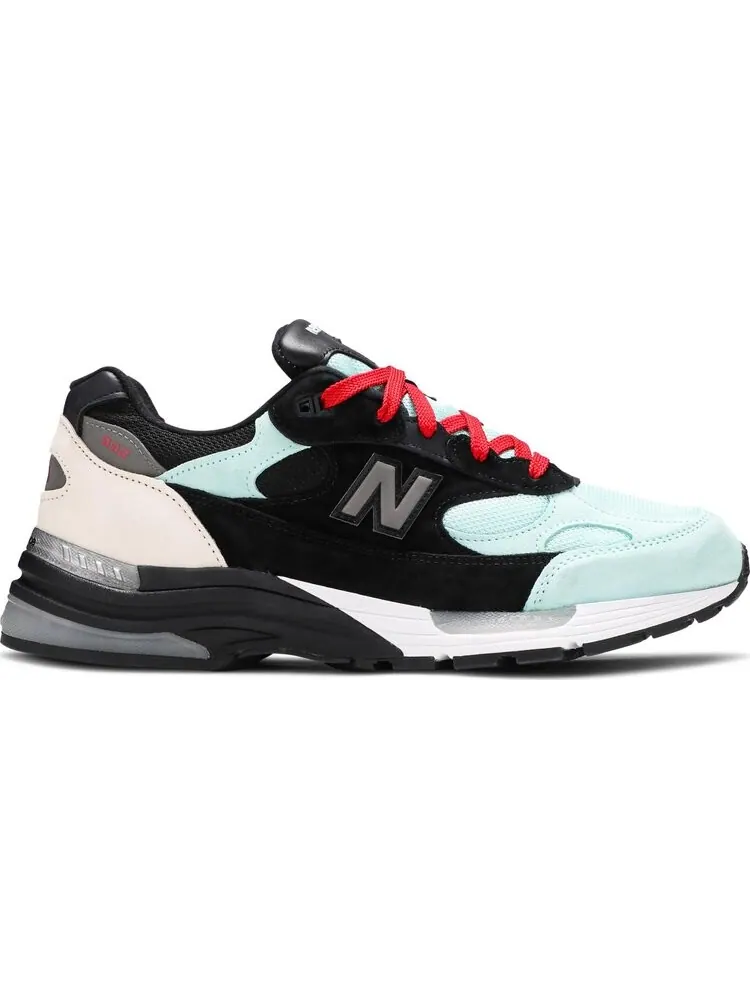 Кроссовки New Balance Amoeba Music x Nice Kicks x 992 Made in USA 'Peace Through Music - Black' — изображение 1 из 8