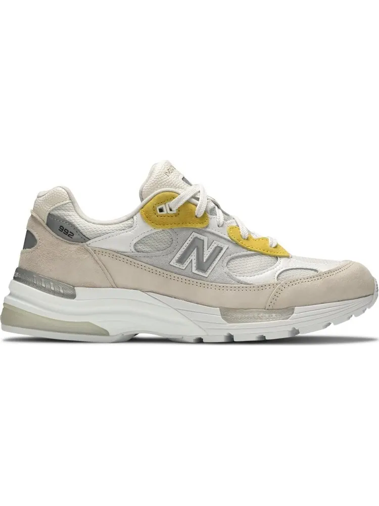 Кроссовки New Balance Paperboy Paris x 992 Made in USA 'Fried Egg' — изображение 1 из 8, бежевый