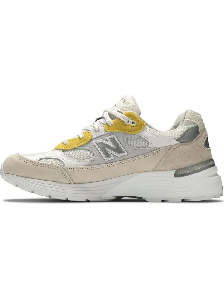 Кроссовки New Balance Paperboy Paris x 992 Made in USA 'Fried Egg' — изображение 3 из 8, бежевый