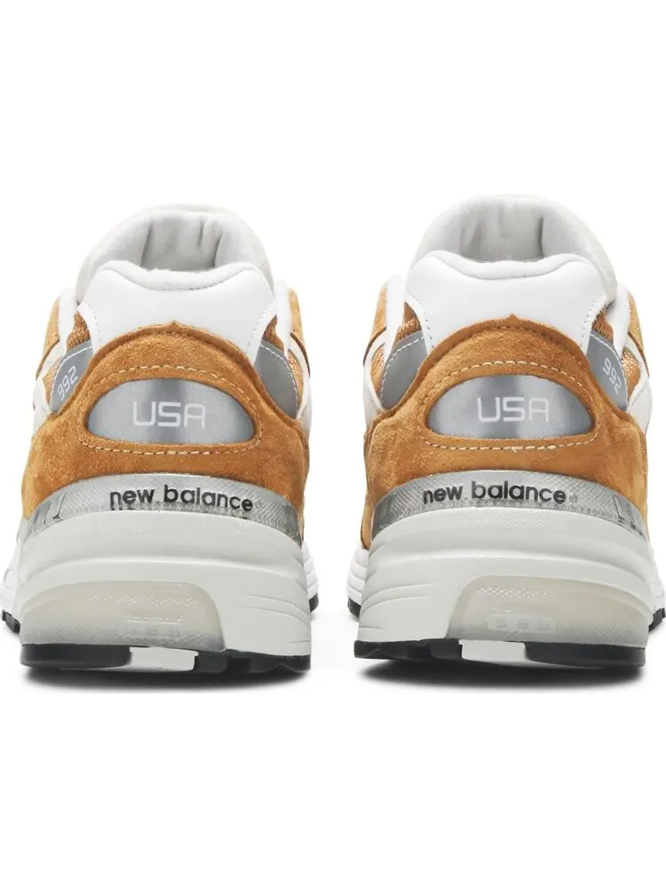 Кроссовки New Balance Packer Shoes x 992 Made in USA 'Workwear Brown' — изображение 6 из 8, коричневый
