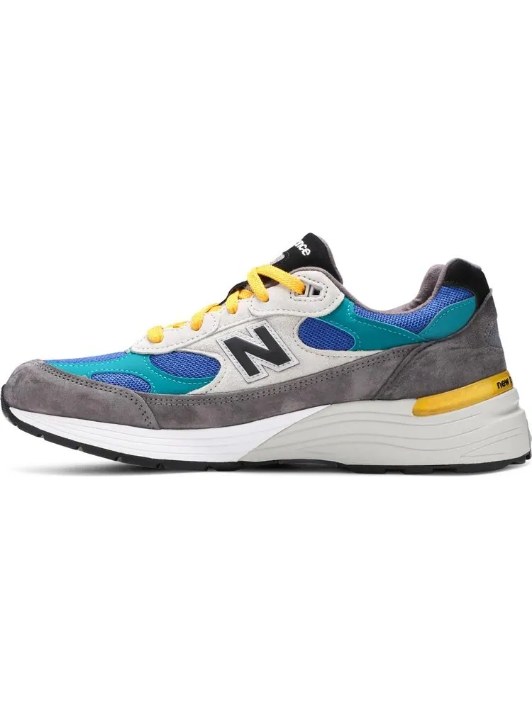 Кроссовки New Balance Billy's x 992 Made in USA 'Grey Blue Teal' — изображение 3 из 8, серый