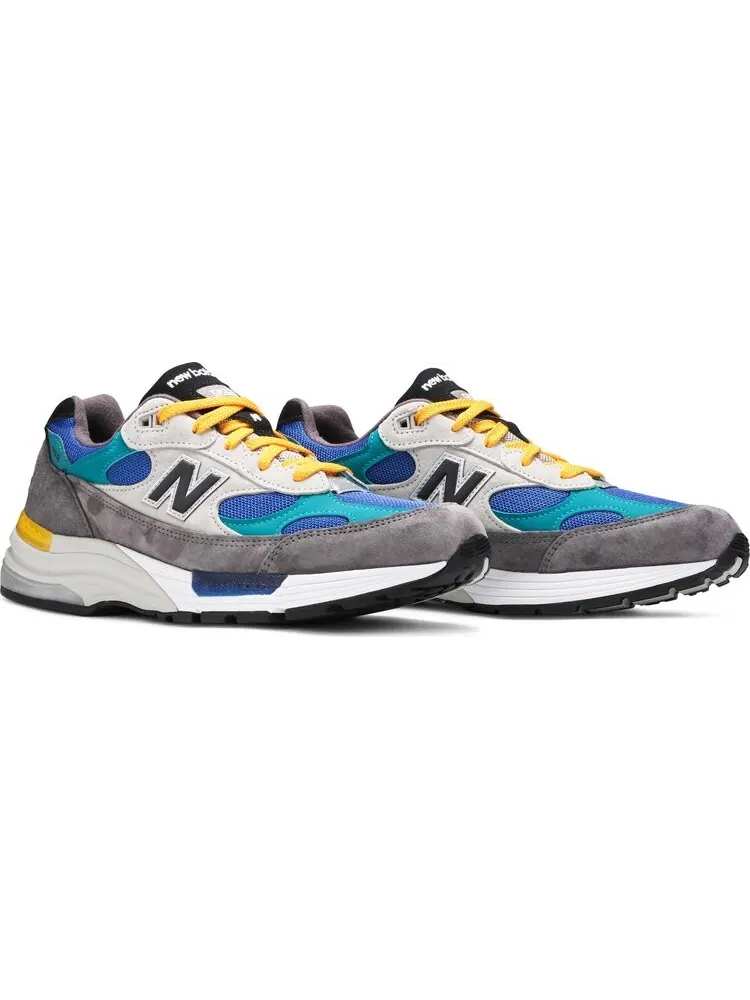 Кроссовки New Balance Billy's x 992 Made in USA 'Grey Blue Teal' — изображение 8 из 8, серый