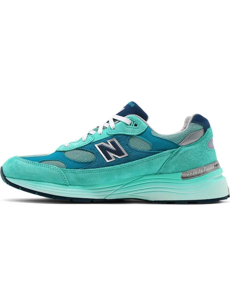 Кроссовки New Balance 992 Made in USA 'Blue Silver Metallic' — изображение 3 из 8, синий